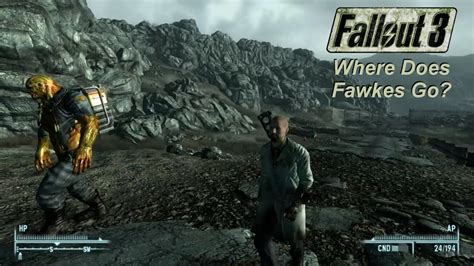 fallout 3 where does fawkes go